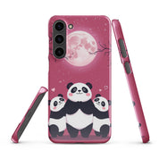Cover Samsung Resistente – Compatibile con Ricarica Wireless – Design Panda Coccolosi-Biiply