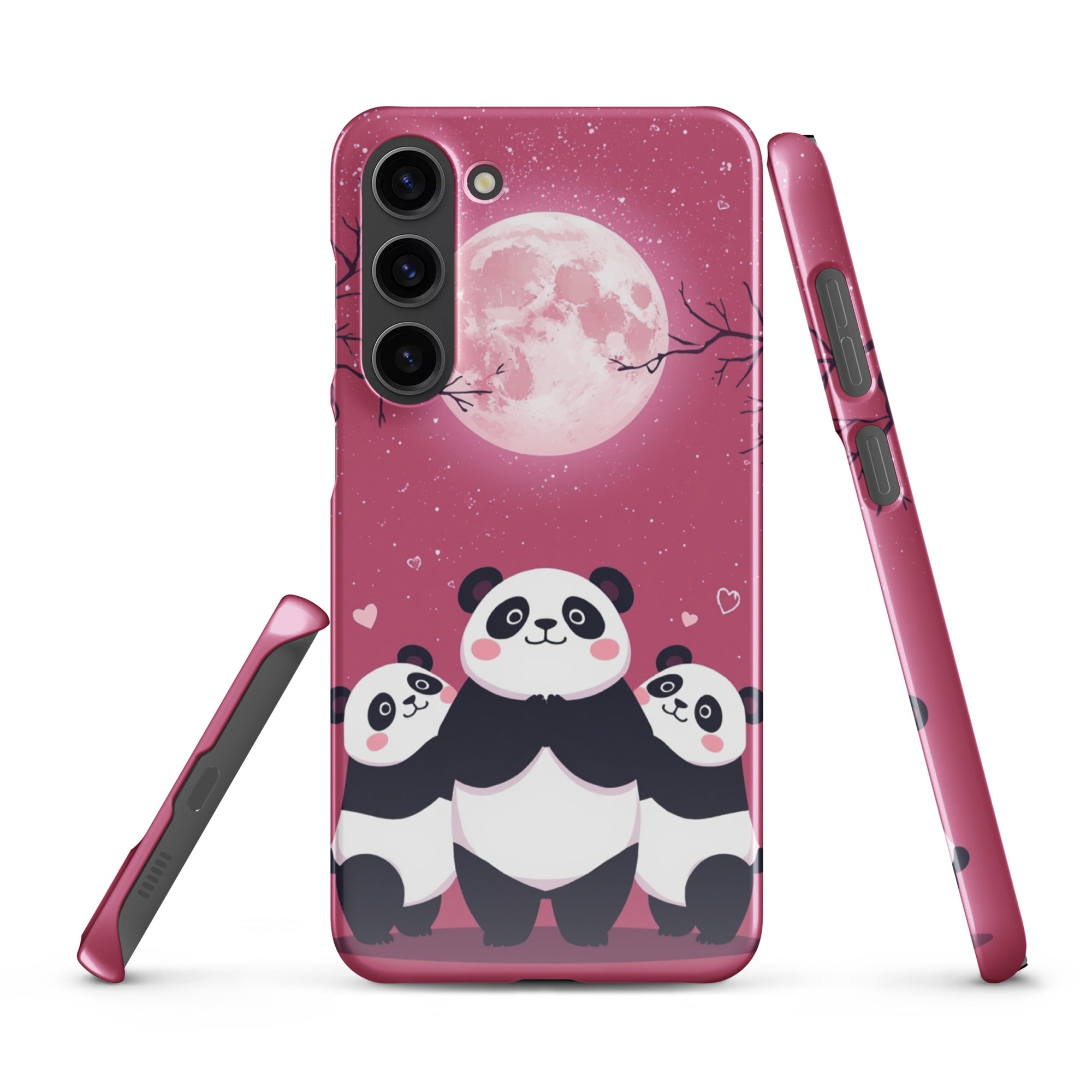 Cover Samsung Resistente – Compatibile con Ricarica Wireless – Design Panda Coccolosi-Biiply