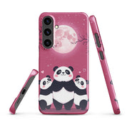 Cover Samsung Resistente – Compatibile con Ricarica Wireless – Design Panda Coccolosi-Biiply