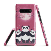 Cover Samsung Resistente – Compatibile con Ricarica Wireless – Design Panda Coccolosi-Biiply