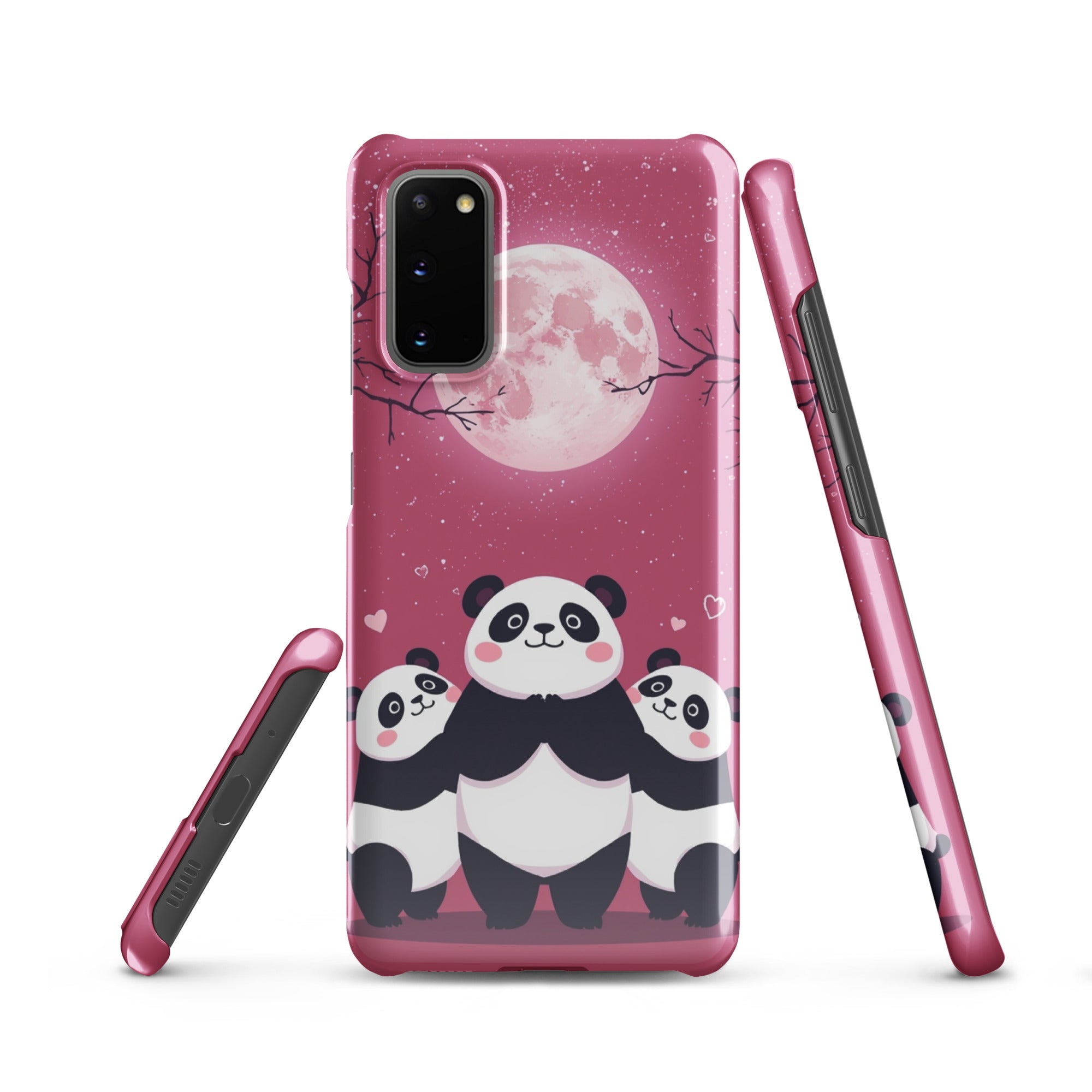 Cover Samsung Resistente – Compatibile con Ricarica Wireless – Design Panda Coccolosi-Biiply