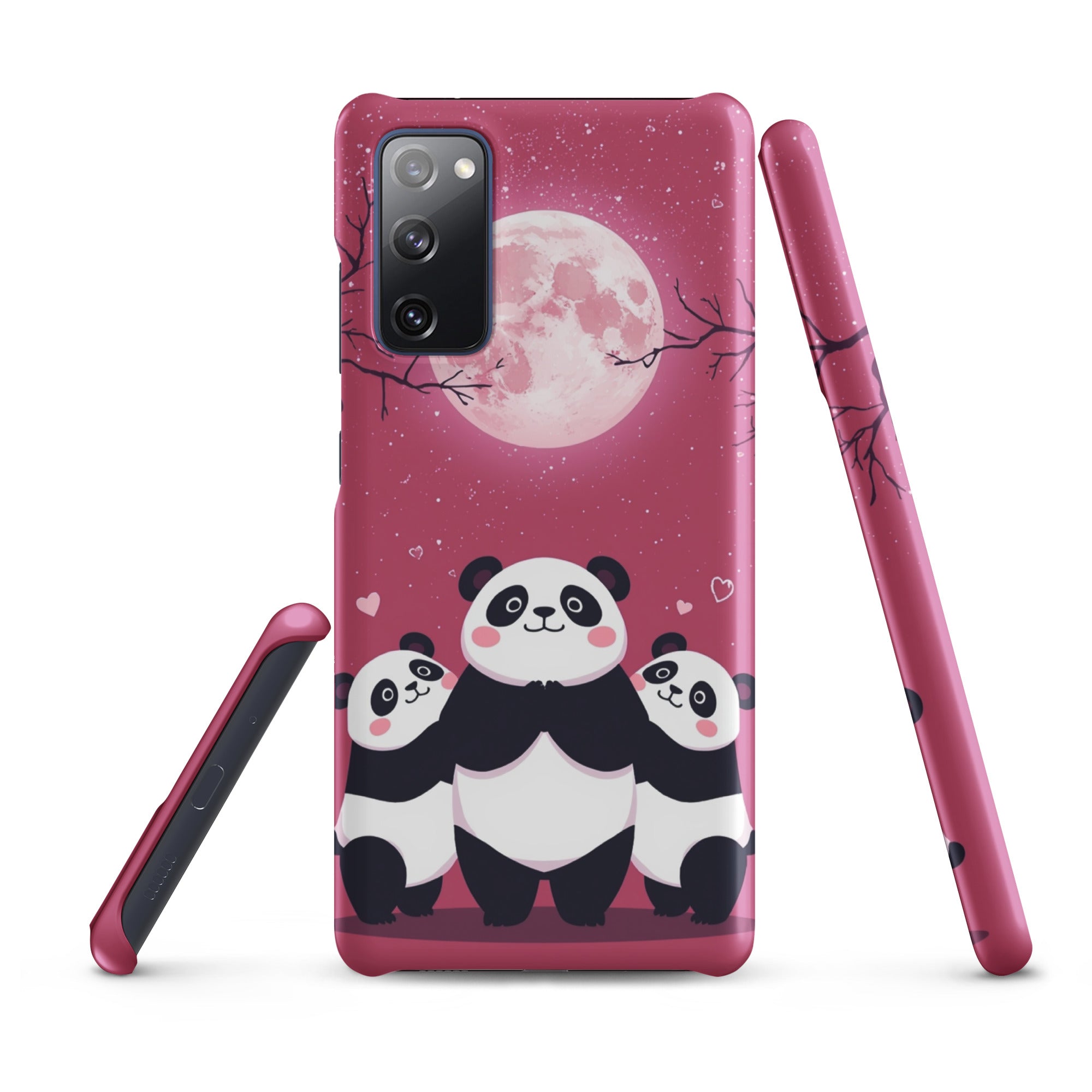 Cover Samsung Resistente – Compatibile con Ricarica Wireless – Design Panda Coccolosi-Biiply