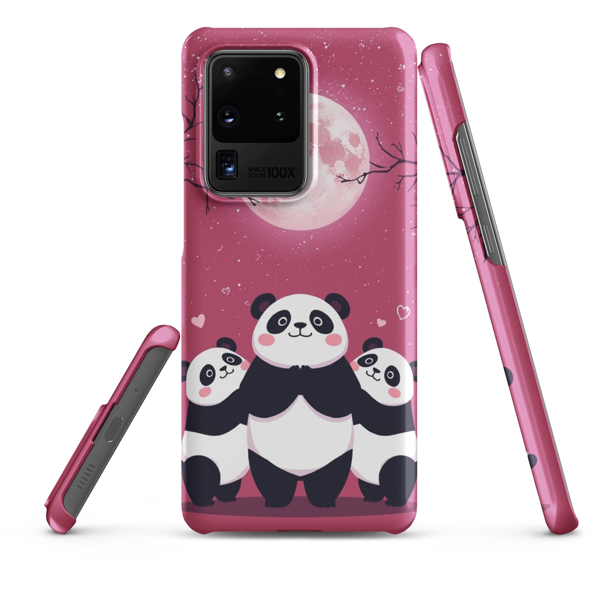 Cover Samsung Resistente – Compatibile con Ricarica Wireless – Design Panda Coccolosi-Biiply