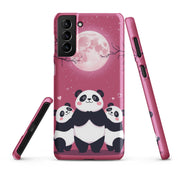 Cover Samsung Resistente – Compatibile con Ricarica Wireless – Design Panda Coccolosi-Biiply