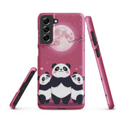 Cover Samsung Resistente – Compatibile con Ricarica Wireless – Design Panda Coccolosi-Biiply