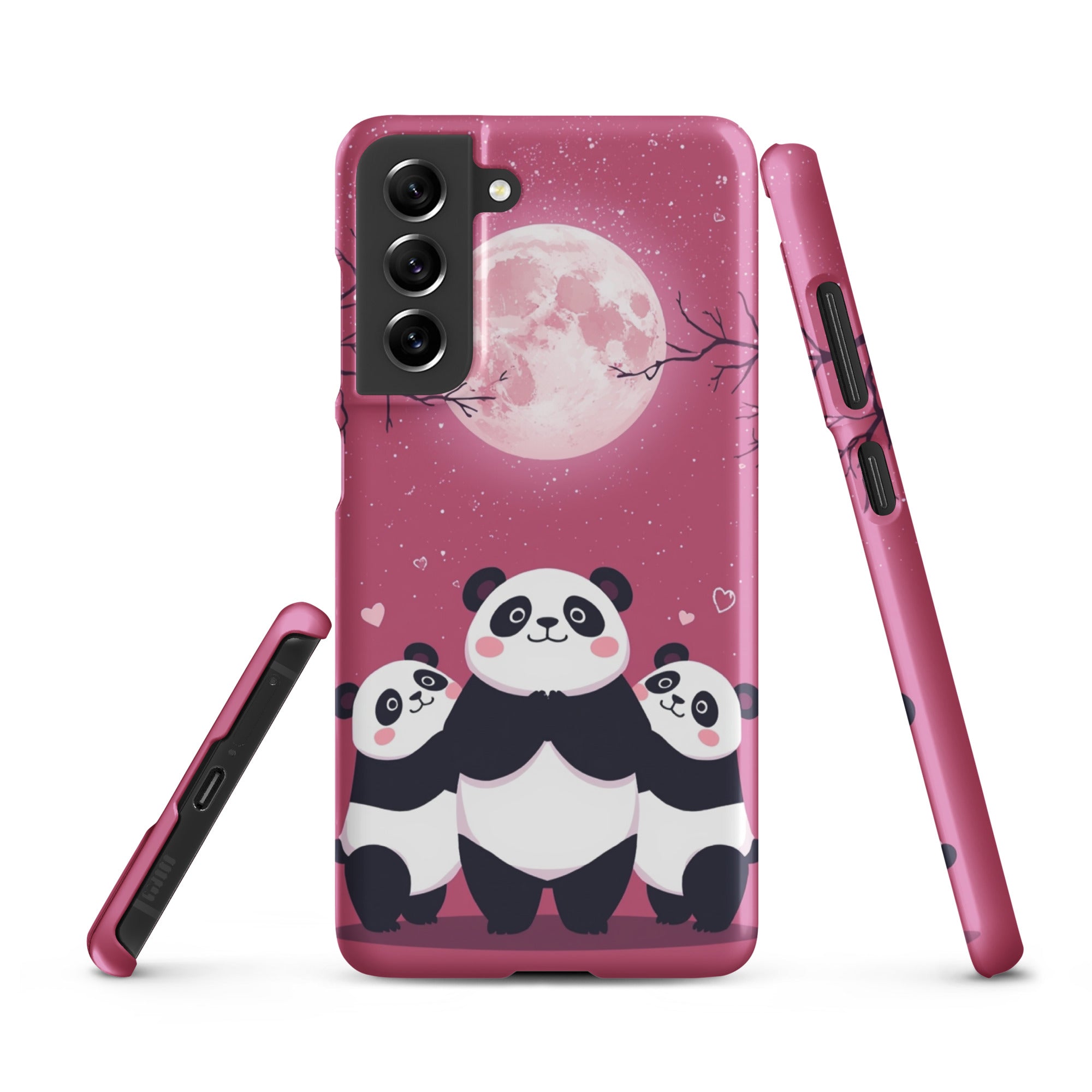 Cover Samsung Resistente – Compatibile con Ricarica Wireless – Design Panda Coccolosi-Biiply