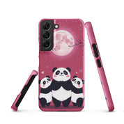 Cover Samsung Resistente – Compatibile con Ricarica Wireless – Design Panda Coccolosi-Biiply