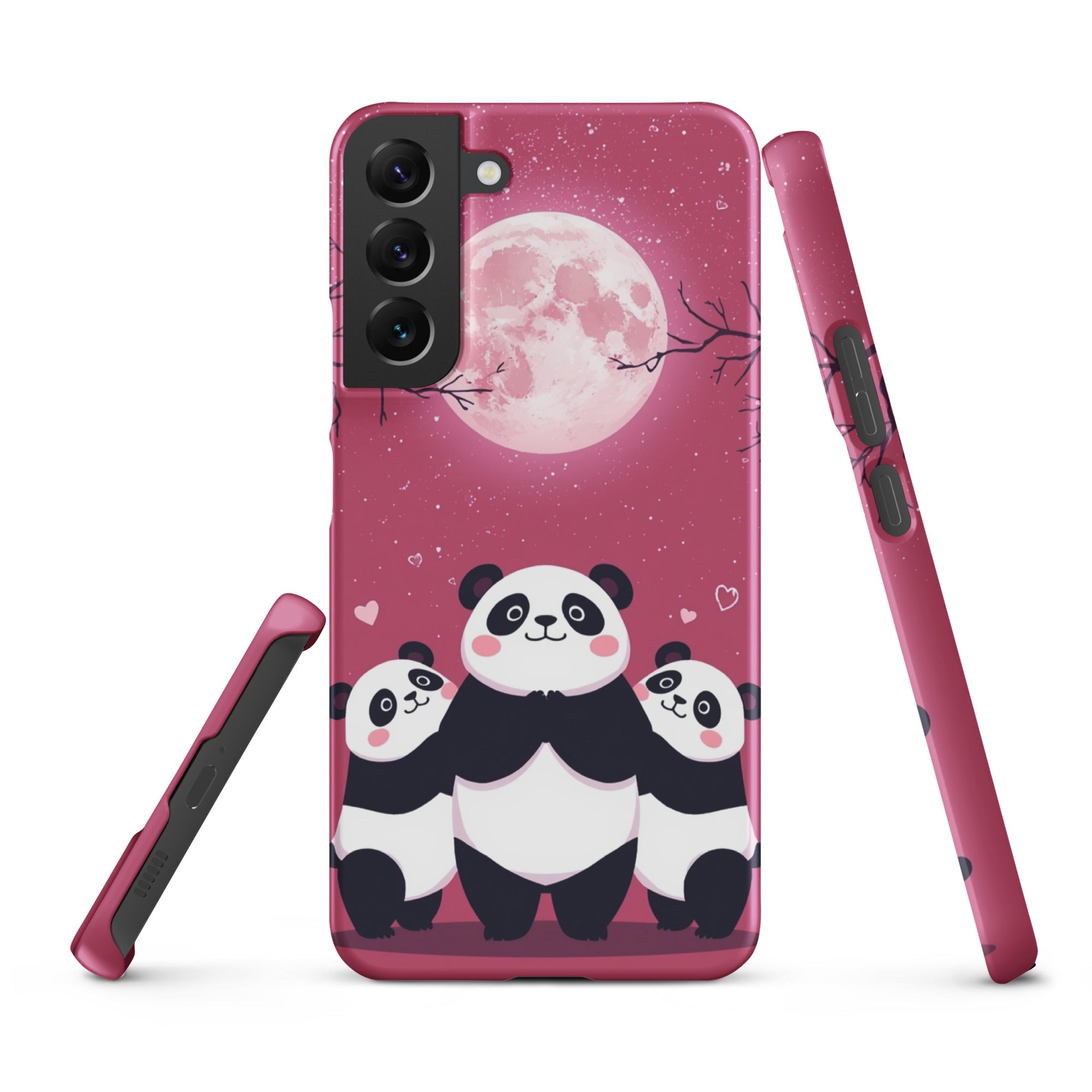 Cover Samsung Resistente – Compatibile con Ricarica Wireless – Design Panda Coccolosi-Biiply