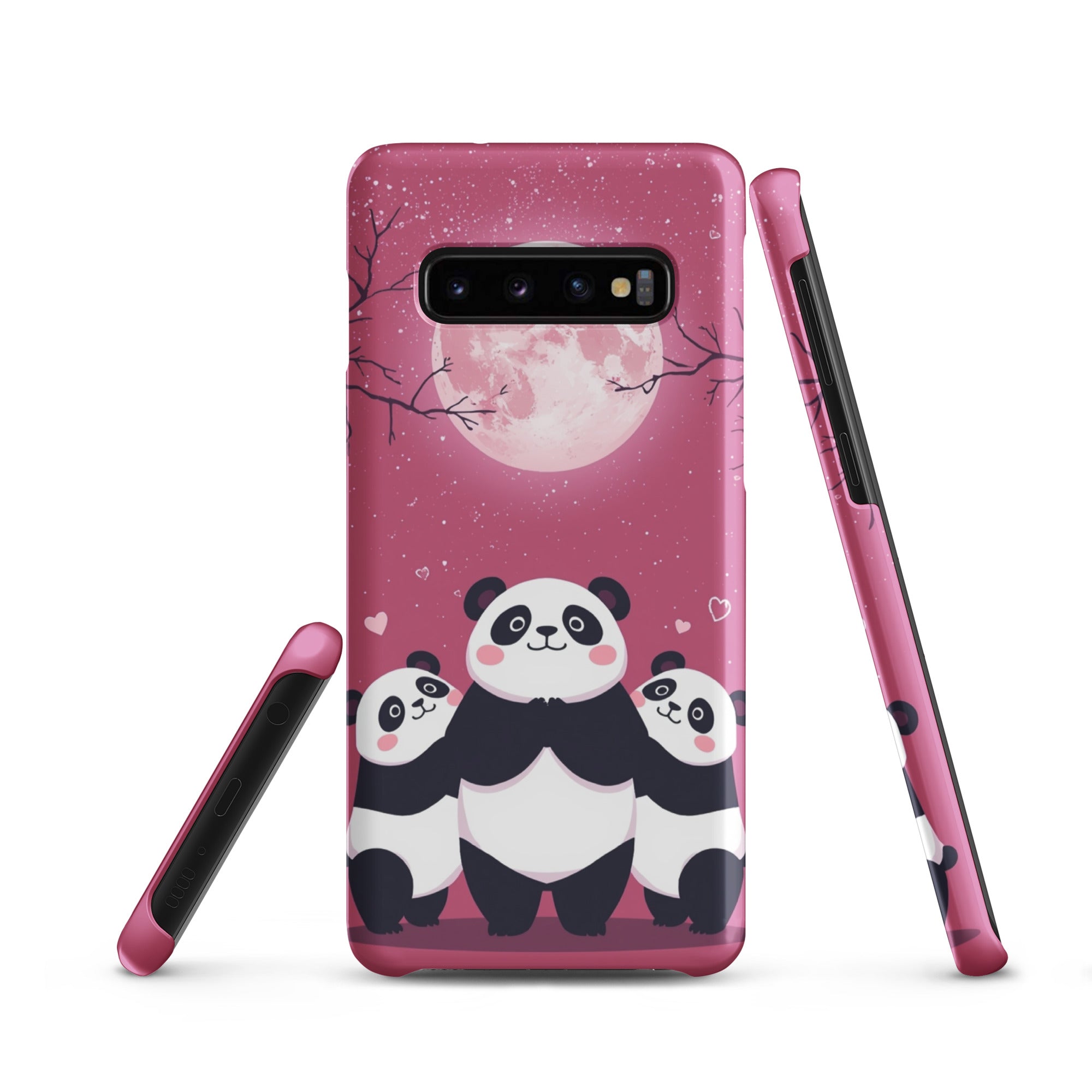 Cover Samsung Resistente – Compatibile con Ricarica Wireless – Design Panda Coccolosi-Biiply