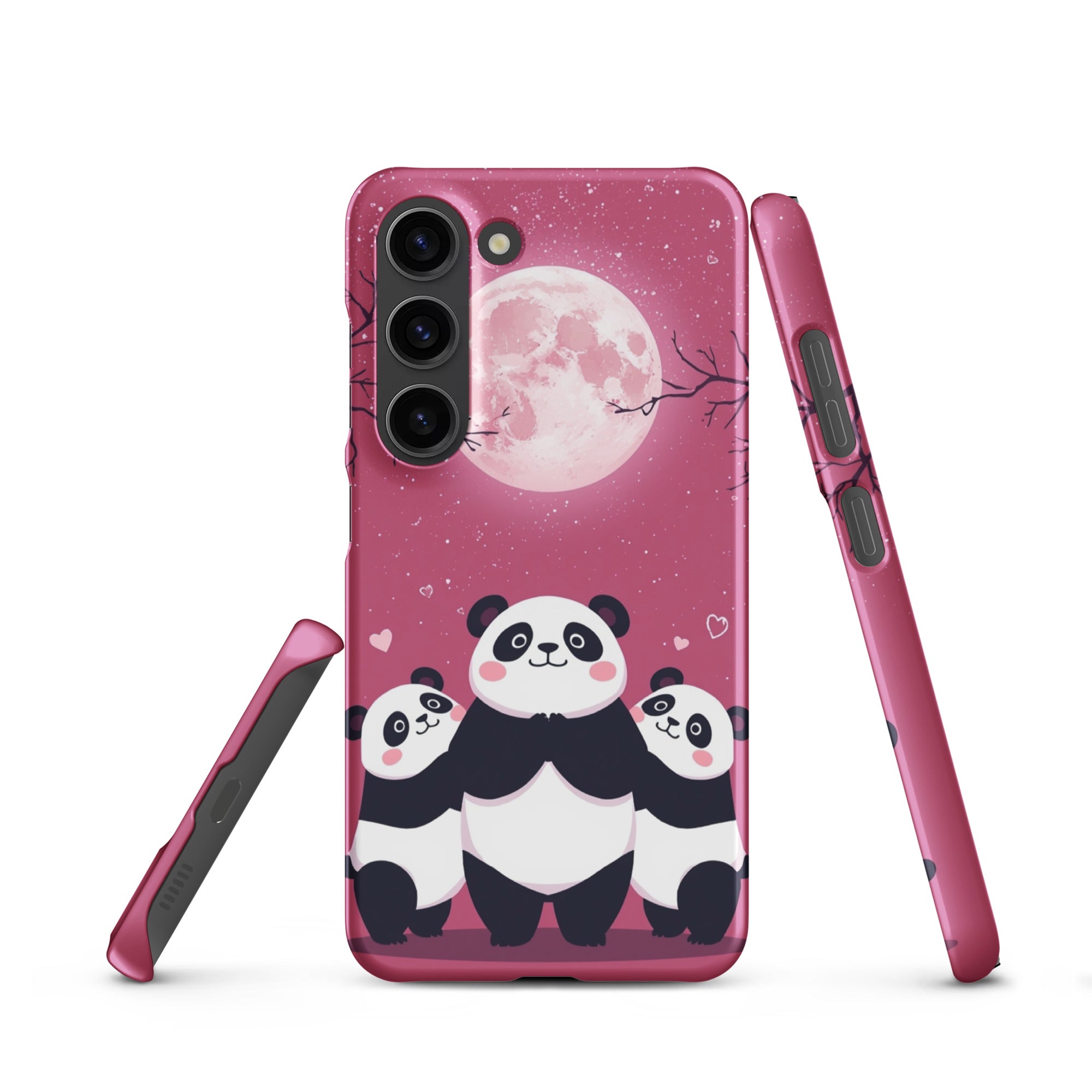 Cover Samsung Resistente – Compatibile con Ricarica Wireless – Design Panda Coccolosi-Biiply