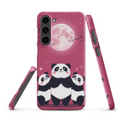 Cover Samsung Resistente – Compatibile con Ricarica Wireless – Design Panda Coccolosi-Biiply