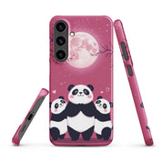 Cover Samsung Resistente – Compatibile con Ricarica Wireless – Design Panda Coccolosi-Biiply