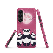 Cover Samsung Resistente – Compatibile con Ricarica Wireless – Design Panda Coccolosi-Biiply