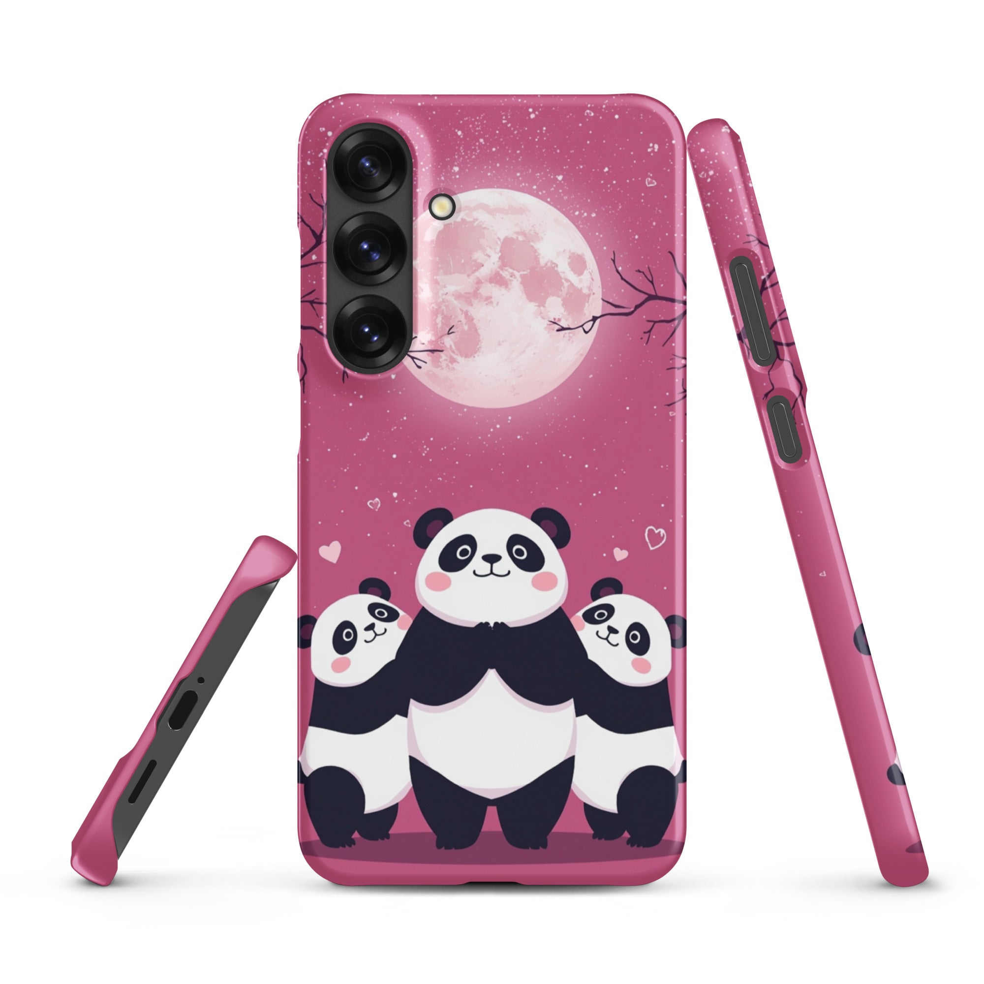 Cover Samsung Resistente – Compatibile con Ricarica Wireless – Design Panda Coccolosi-Biiply