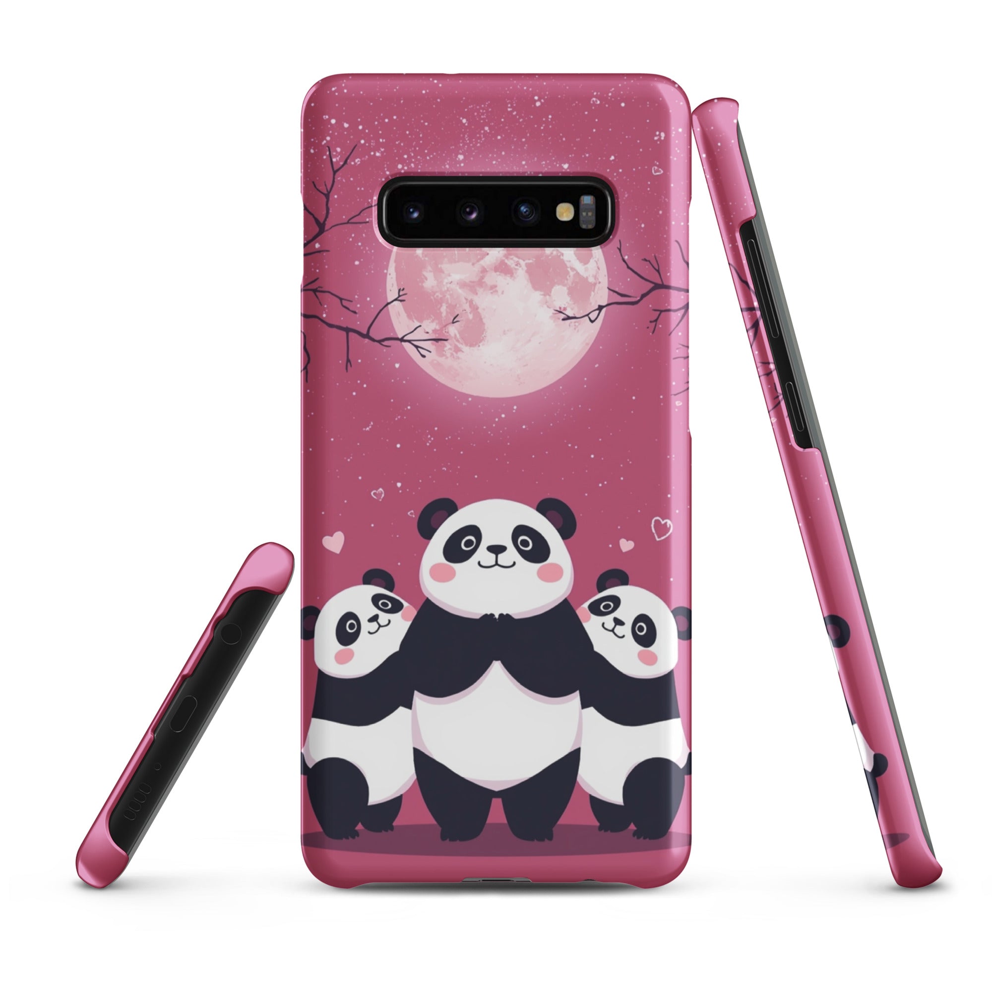 Cover Samsung Resistente – Compatibile con Ricarica Wireless – Design Panda Coccolosi-Biiply