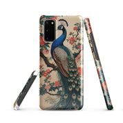 Cover Samsung Resistente – Compatibile con Ricarica Wireless – Design Pavone Giapponese-Biiply
