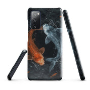 Cover Samsung Resistente – Compatibile con Ricarica Wireless – Design Pesci Ying e Yang-Biiply