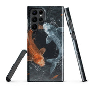 Cover Samsung Resistente – Compatibile con Ricarica Wireless – Design Pesci Ying e Yang-Biiply