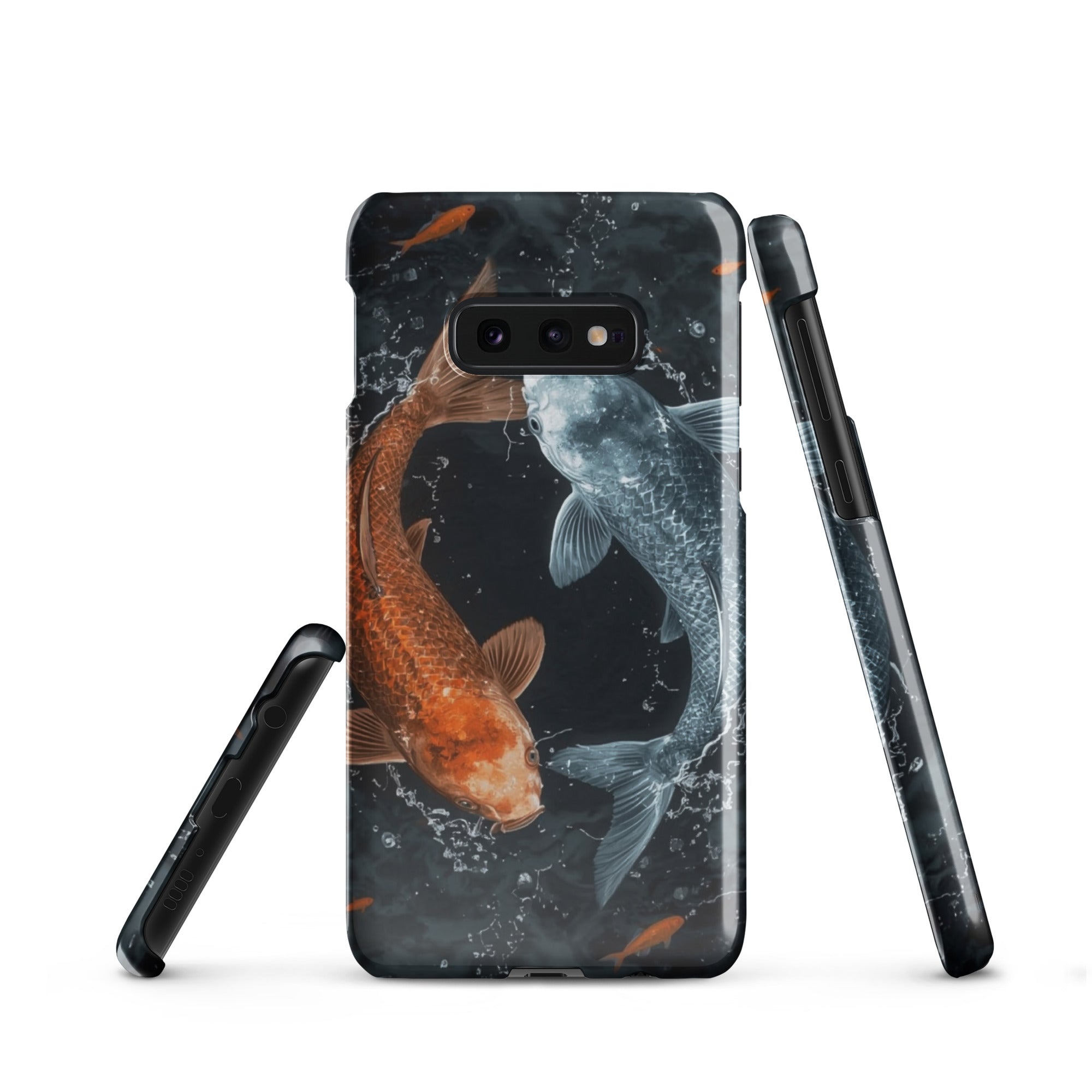 Cover Samsung Resistente – Compatibile con Ricarica Wireless – Design Pesci Ying e Yang-Biiply