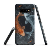 Cover Samsung Resistente – Compatibile con Ricarica Wireless – Design Pesci Ying e Yang-Biiply