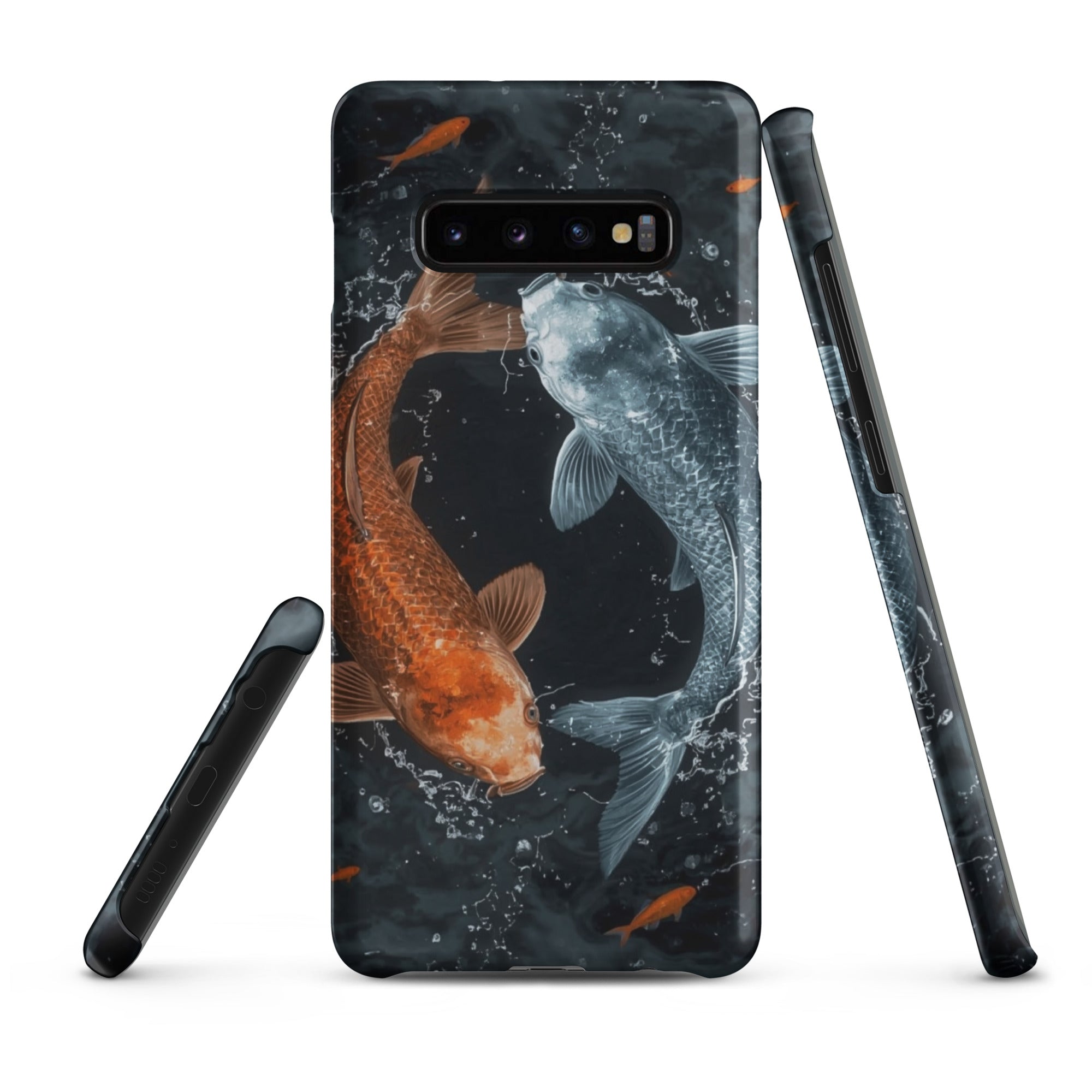 Cover Samsung Resistente – Compatibile con Ricarica Wireless – Design Pesci Ying e Yang-Biiply