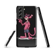 Cover Samsung Resistente – Compatibile con Ricarica Wireless – Design Pink Panter-Biiply
