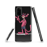 Samsung Durable Case – Compatible with Wireless Charging – Pink Panther Design