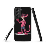 Cover Samsung Resistente – Compatibile con Ricarica Wireless – Design Pink Panter-Biiply