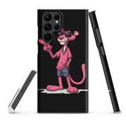 Cover Samsung Resistente – Compatibile con Ricarica Wireless – Design Pink Panter-Biiply