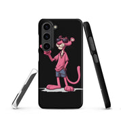 Cover Samsung Resistente – Compatibile con Ricarica Wireless – Design Pink Panter-Biiply