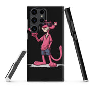 Cover Samsung Resistente – Compatibile con Ricarica Wireless – Design Pink Panter-Biiply