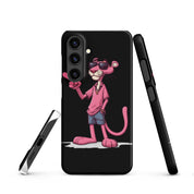 Cover Samsung Resistente – Compatibile con Ricarica Wireless – Design Pink Panter-Biiply