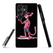 Cover Samsung Resistente – Compatibile con Ricarica Wireless – Design Pink Panter-Biiply