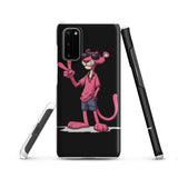 Cover Samsung Resistente – Compatibile con Ricarica Wireless – Design Pink Panter