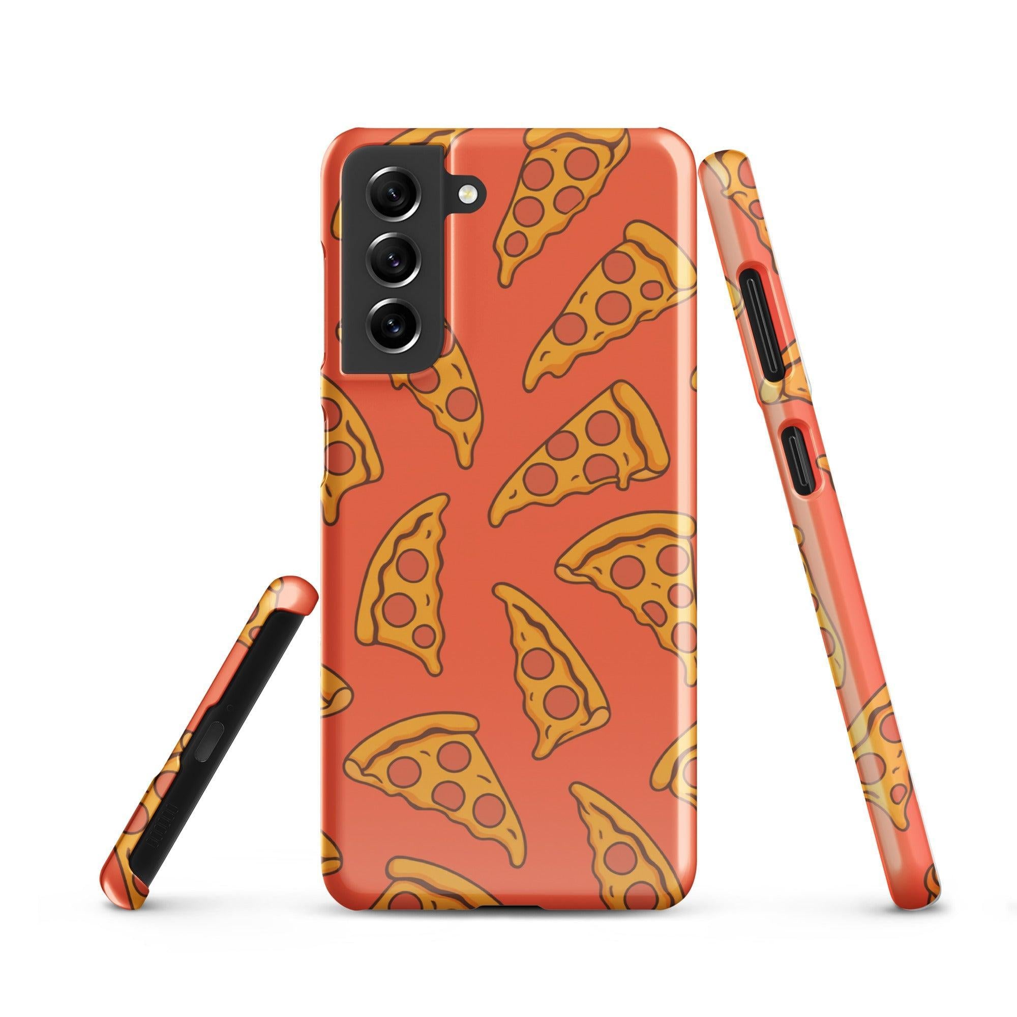 Cover Samsung Resistente – Compatibile con Ricarica Wireless – Design Pizza Life Style-Biiply