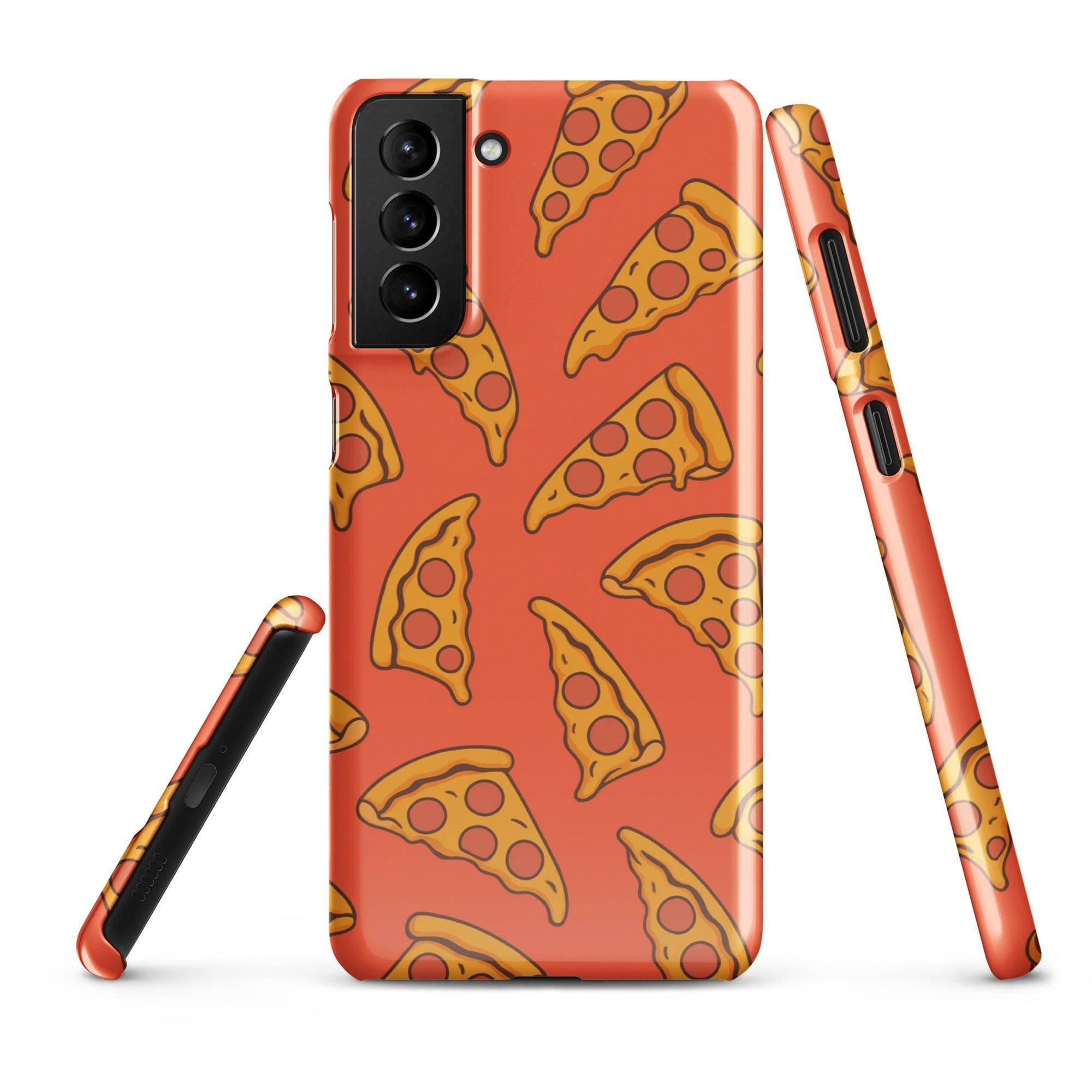 Cover Samsung Resistente – Compatibile con Ricarica Wireless – Design Pizza Life Style-Biiply