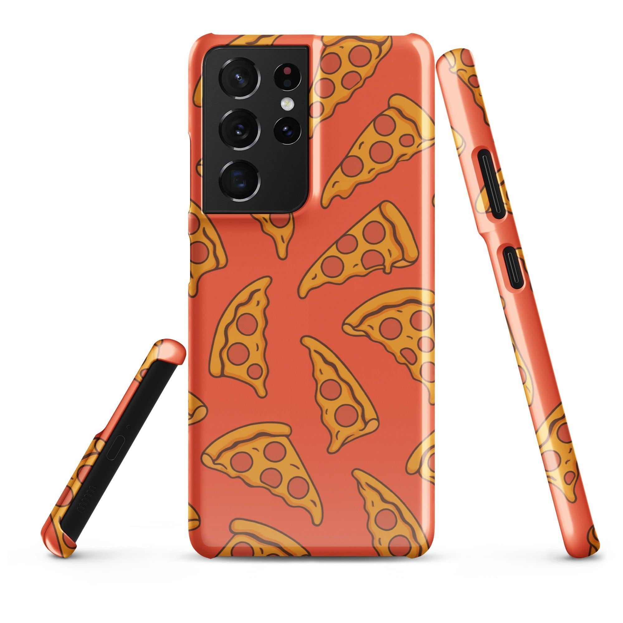 Cover Samsung Resistente – Compatibile con Ricarica Wireless – Design Pizza Life Style-Biiply