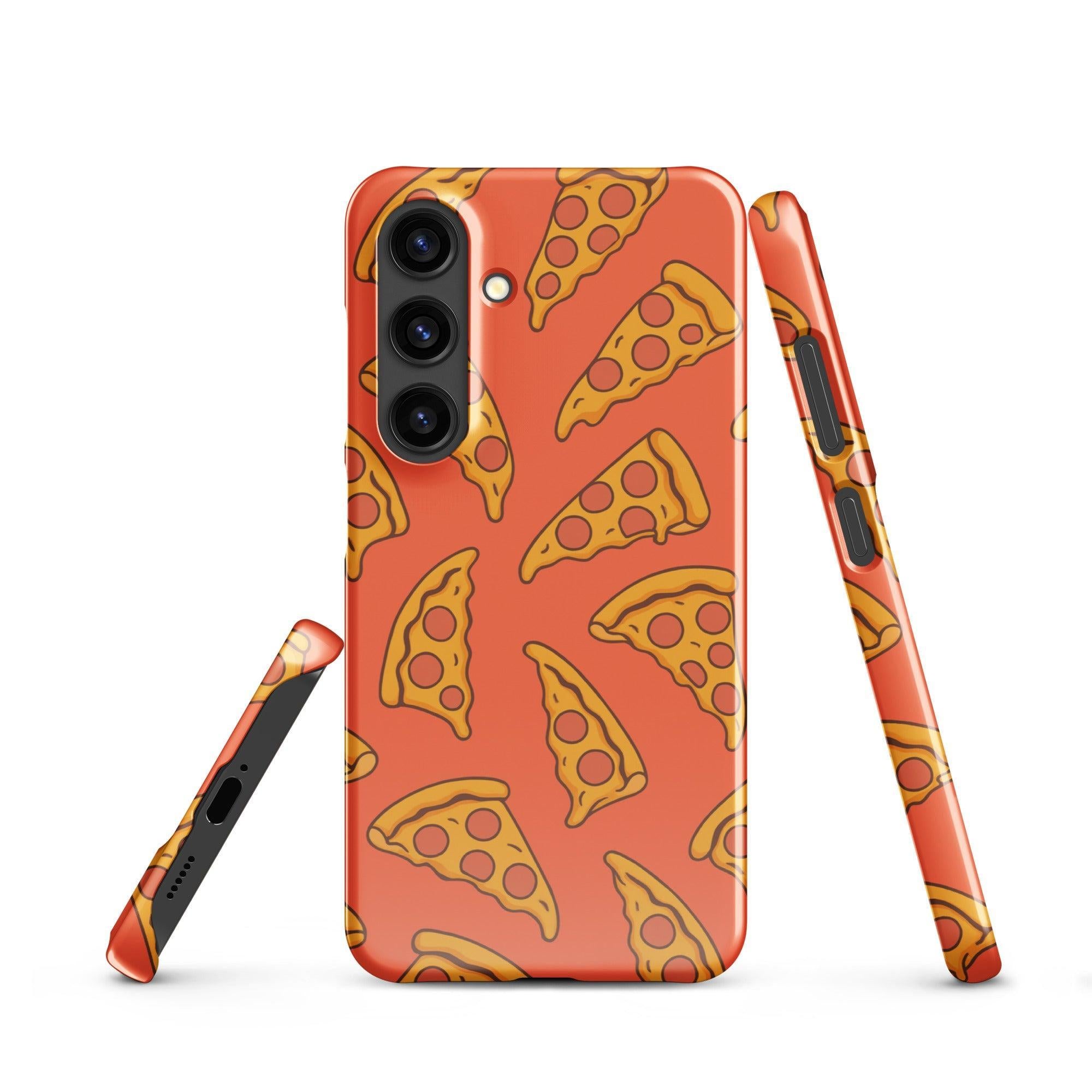 Cover Samsung Resistente – Compatibile con Ricarica Wireless – Design Pizza Life Style-Biiply