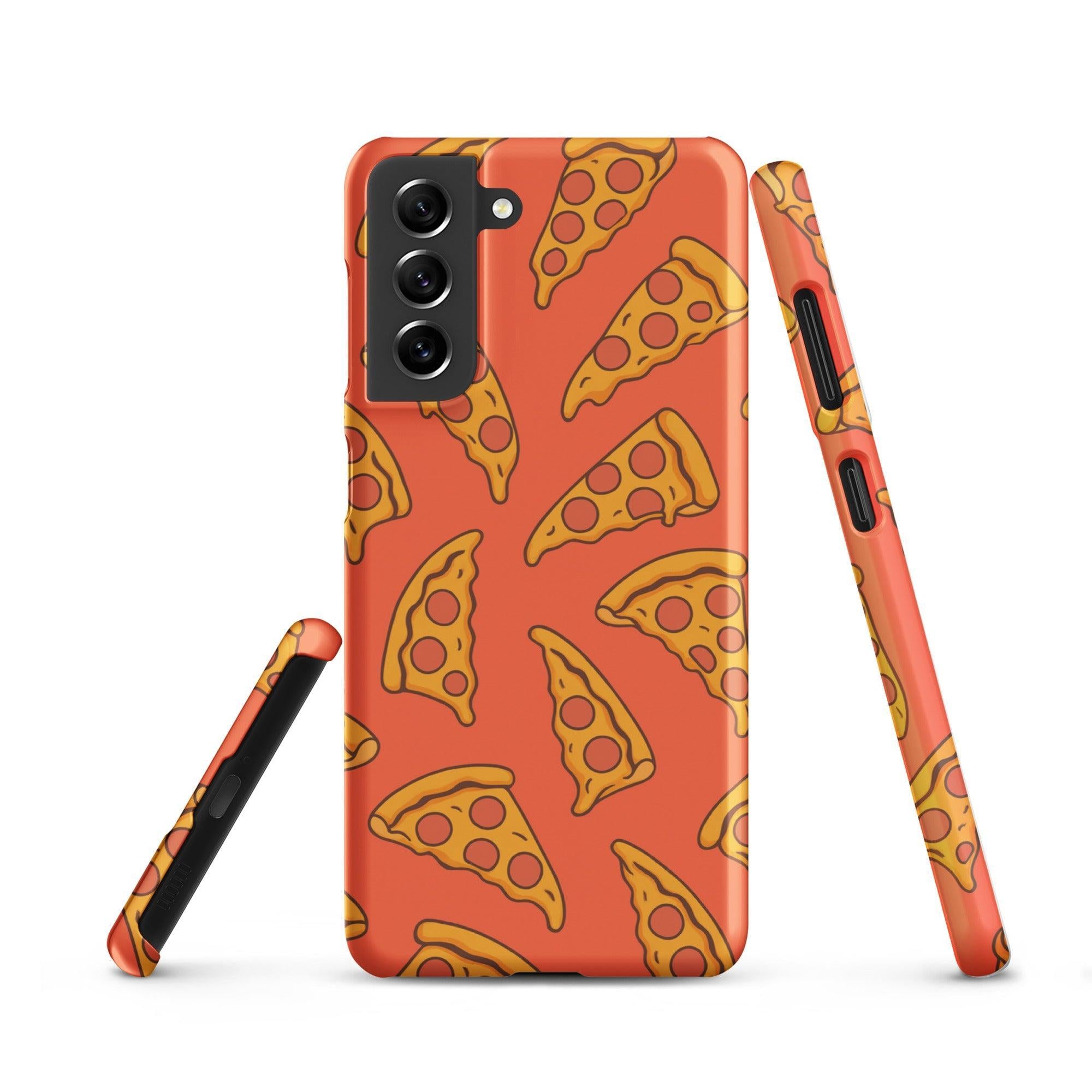 Cover Samsung Resistente – Compatibile con Ricarica Wireless – Design Pizza Life Style-Biiply