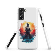 Cover Samsung Resistente – Compatibile con Ricarica Wireless – Design Samurai Giapponese-Biiply