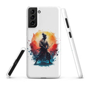 Cover Samsung Resistente – Compatibile con Ricarica Wireless – Design Samurai Giapponese-Biiply