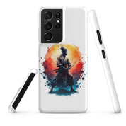 Cover Samsung Resistente – Compatibile con Ricarica Wireless – Design Samurai Giapponese-Biiply