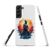Cover Samsung Resistente – Compatibile con Ricarica Wireless – Design Samurai Giapponese-Biiply