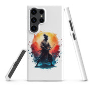 Cover Samsung Resistente – Compatibile con Ricarica Wireless – Design Samurai Giapponese-Biiply