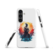 Cover Samsung Resistente – Compatibile con Ricarica Wireless – Design Samurai Giapponese-Biiply