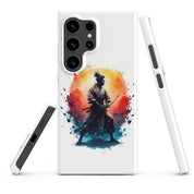 Cover Samsung Resistente – Compatibile con Ricarica Wireless – Design Samurai Giapponese-Biiply