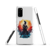 Cover Samsung Resistente – Compatibile con Ricarica Wireless – Design Samurai Giapponese-Biiply