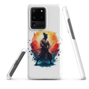 Cover Samsung Resistente – Compatibile con Ricarica Wireless – Design Samurai Giapponese-Biiply