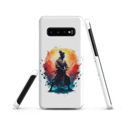 Cover Samsung Resistente – Compatibile con Ricarica Wireless – Design Samurai Giapponese-Biiply
