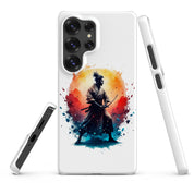Cover Samsung Resistente – Compatibile con Ricarica Wireless – Design Samurai Giapponese-Biiply